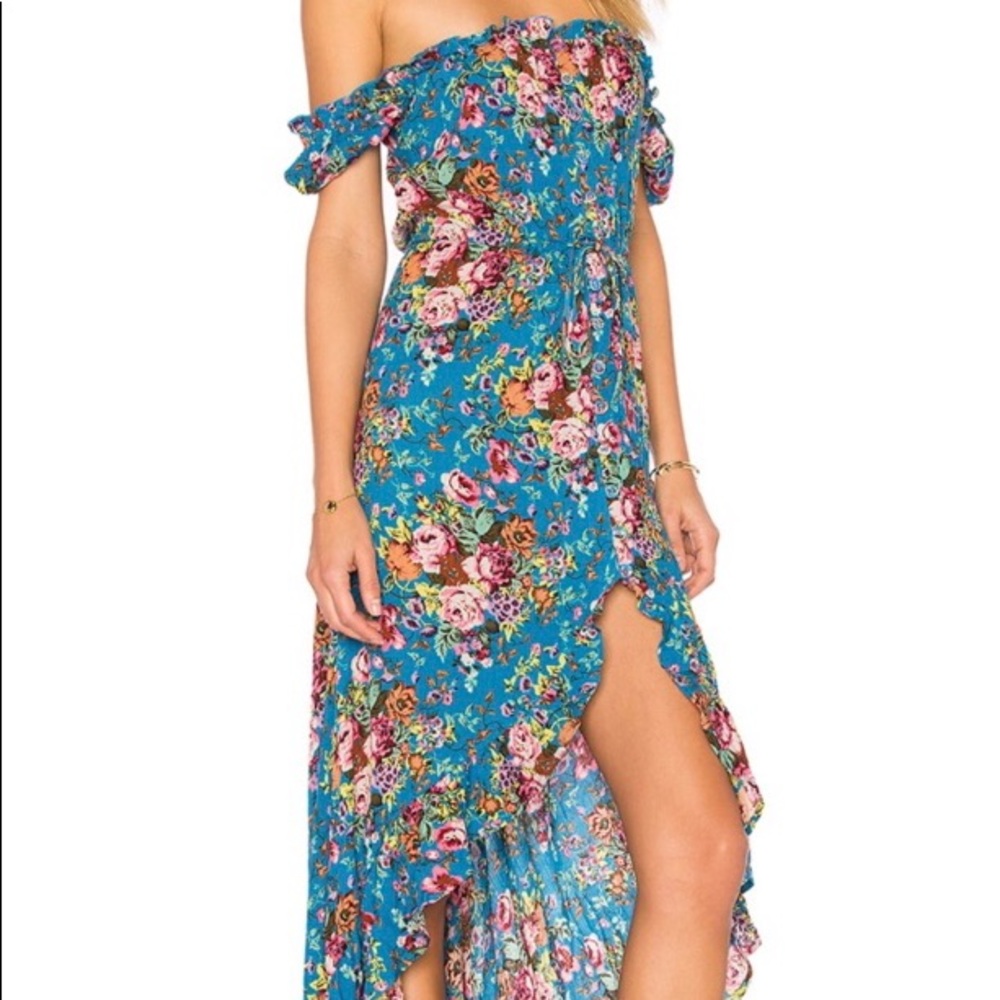 Auguste The Label Willow Day Dress Blue US XS/AU 2
